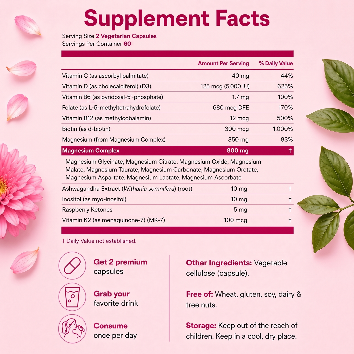 Auria Magnesium Complex — 20-in-1 for Women