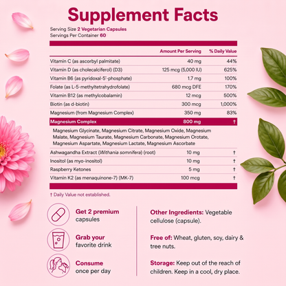 Auria Magnesium Complex — 20-in-1 for Women