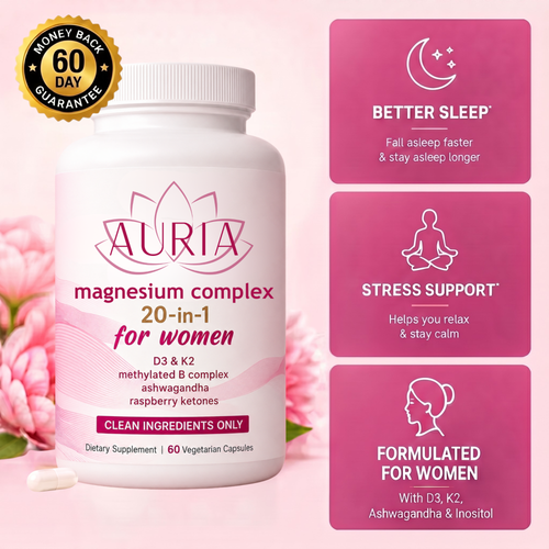 Auria Magnesium Complex — 20-in-1 for Women